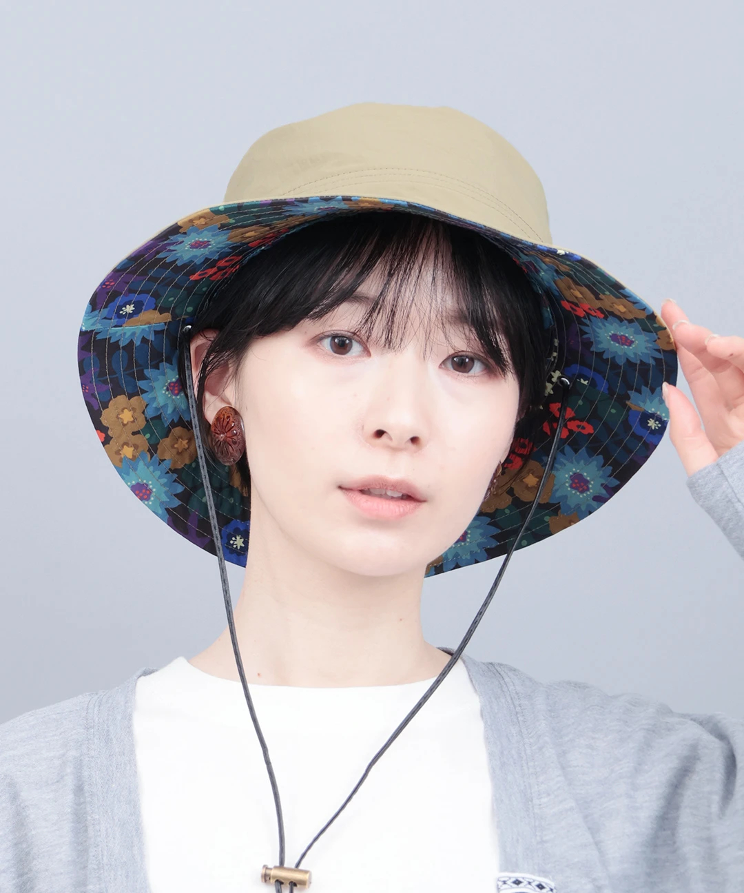 カチさん専用 リバーシブルアドベンチャーハット / ハット | エスニックファッション