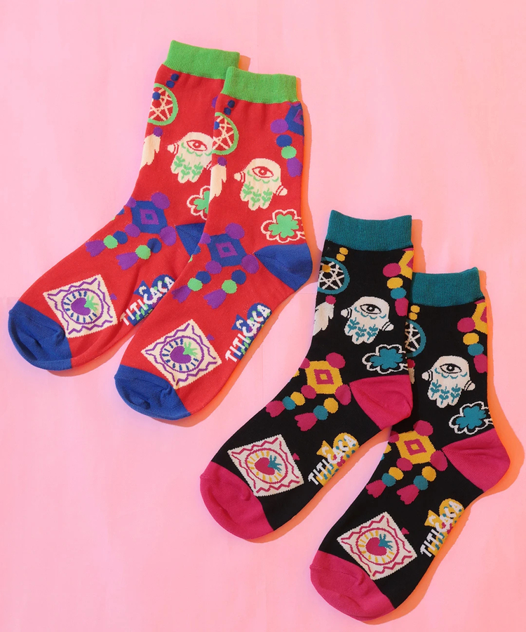 チチカカ |世界のお守りモチーフソックス