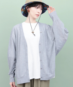 チチカカ |UVカット梨地ドルマンカーディガン