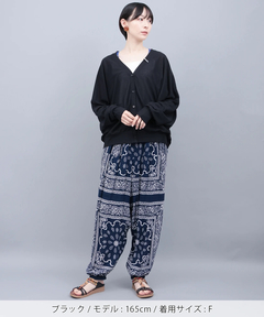 チチカカ |UVカット梨地ドルマンカーディガン