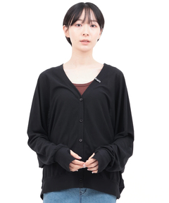 チチカカ |UVカット梨地ドルマンカーディガン