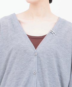 チチカカ |UVカット梨地ドルマンカーディガン