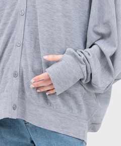 チチカカ |UVカット梨地ドルマンカーディガン