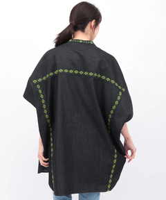 チチカカ |Rico ライトデニムメヒコタイル刺繍シャツ