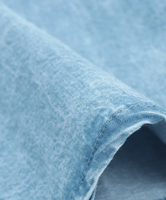 チチカカ |Rico ライトデニムメヒコタイル刺繍フレアスカート