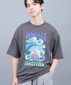 チチカカ |カラフルソンクラーンプリントTシャツ