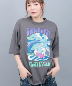 チチカカ |カラフルソンクラーンプリントTシャツ