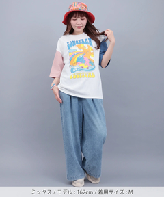 チチカカ |カラフルソンクラーンプリントTシャツ