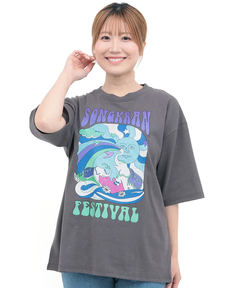 チチカカ |カラフルソンクラーンプリントTシャツ