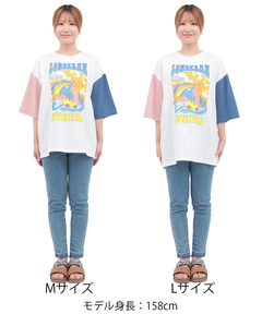 チチカカ |カラフルソンクラーンプリントTシャツ