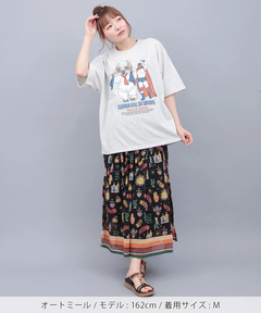 チチカカ |オルロのカーニバルプリントTシャツ