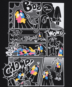 チチカカ |ホーリーおばけコミックプリントTシャツ