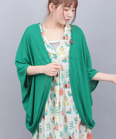 チチカカ |UVサラサラテレコドルマンカーディガン