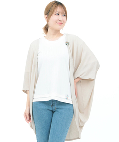 チチカカ |UVサラサラテレコドルマンカーディガン