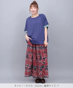 チチカカ |ドルマンコクーンジャカードプルオーバー