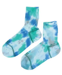 チチカカ |go slow caravan タイダイ刺繍クウォーターソックス