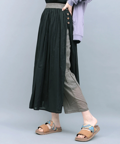 チチカカ |バイカラーパンツスカート