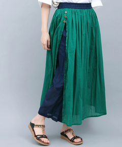 チチカカ |バイカラーパンツスカート