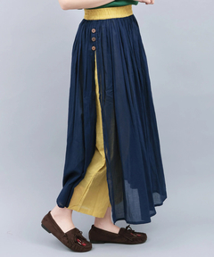 チチカカ |バイカラーパンツスカート