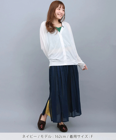 チチカカ |バイカラーパンツスカート