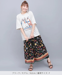 チチカカ |メヒコモチーフプリントパンツスカート