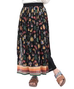 チチカカ |メヒコモチーフプリントパンツスカート