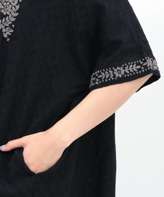 チチカカ |ボタニカルハンド刺繍ワンピース