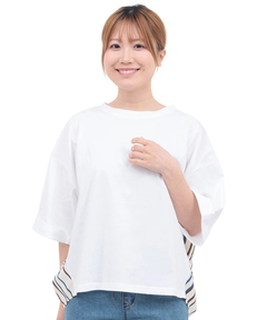 チチカカ |柄コンビドルマンプルオーバー