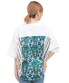 チチカカ |柄コンビドルマンプルオーバー