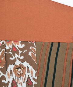 チチカカ |柄コンビドルマンプルオーバー