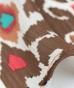 チチカカ |柄コンビドルマンプルオーバー