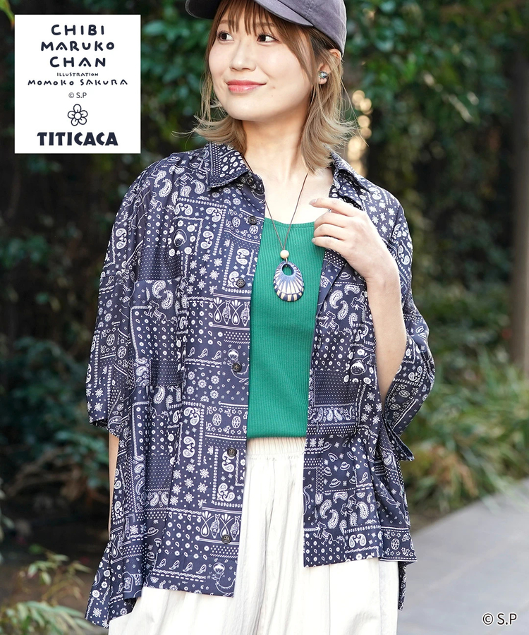 チチカカ |ちびまる子ちゃん プリントシャツ