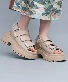 チチカカ |GERRY 3ベルトハイソールサンダル