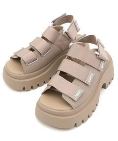 チチカカ |GERRY 3ベルトハイソールサンダル