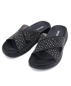 チチカカ |キラキラクロスサンダル