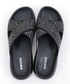 チチカカ |キラキラクロスサンダル