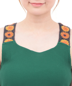 チチカカ |クロシェインナータンクトップ