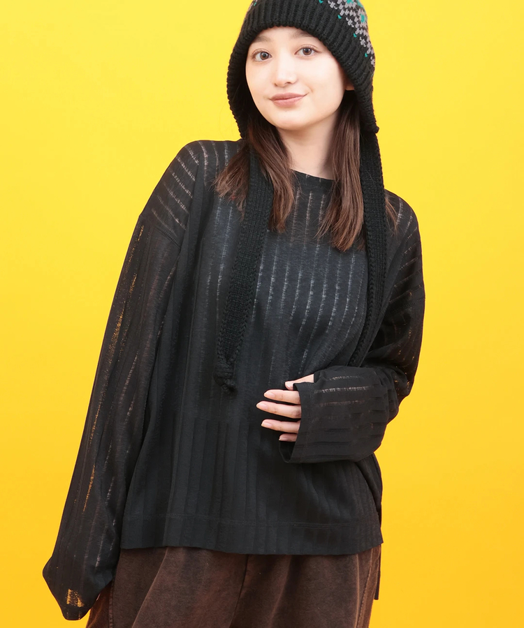 チチカカ |Orale! シアーロングスリーブTシャツ