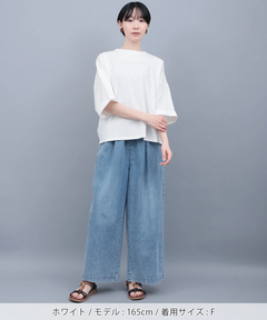 チチカカ |バックフレアコンチョ刺繍Tシャツ