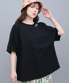 チチカカ |接触冷感袖タックドルマンTシャツ