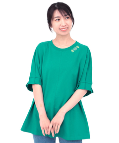 チチカカ |接触冷感袖タックドルマンTシャツ