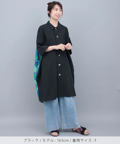 チチカカ |イカットプリントドッキングシャツワンピース