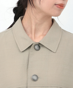 チチカカ |イカットプリントドッキングシャツワンピース