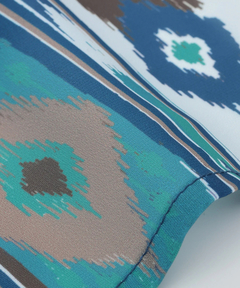 チチカカ |イカットプリントドッキングシャツワンピース