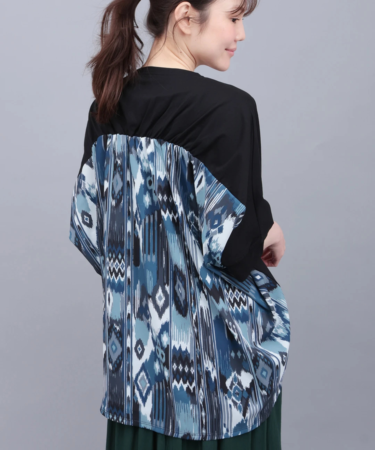 チチカカ |バックギャザードルマンプルオーバー