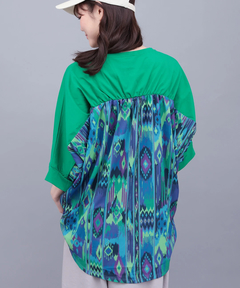 チチカカ |バックギャザードルマンプルオーバー