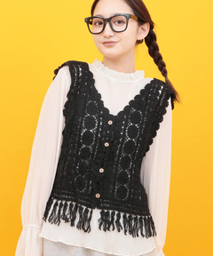 チチカカ |Orale! かぎ針前開きベスト