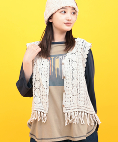 チチカカ |Orale! かぎ針前開きベスト