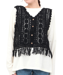 チチカカ |Orale! かぎ針前開きベスト