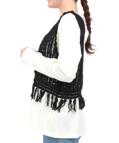 チチカカ |Orale! かぎ針前開きベスト